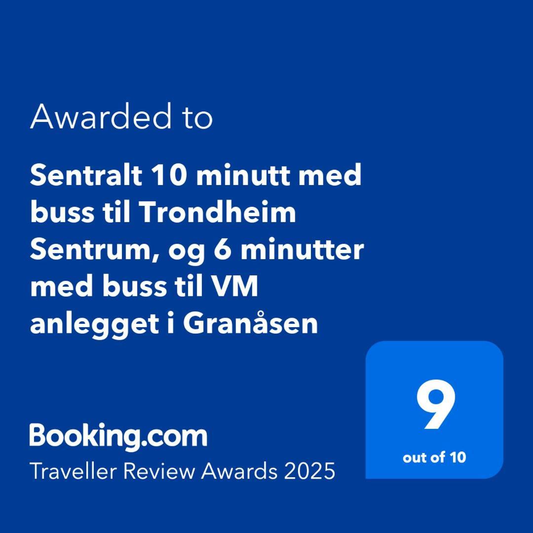 Sentralt 10 Minutt Med Buss Til Trondheim Sentrum Exterior foto